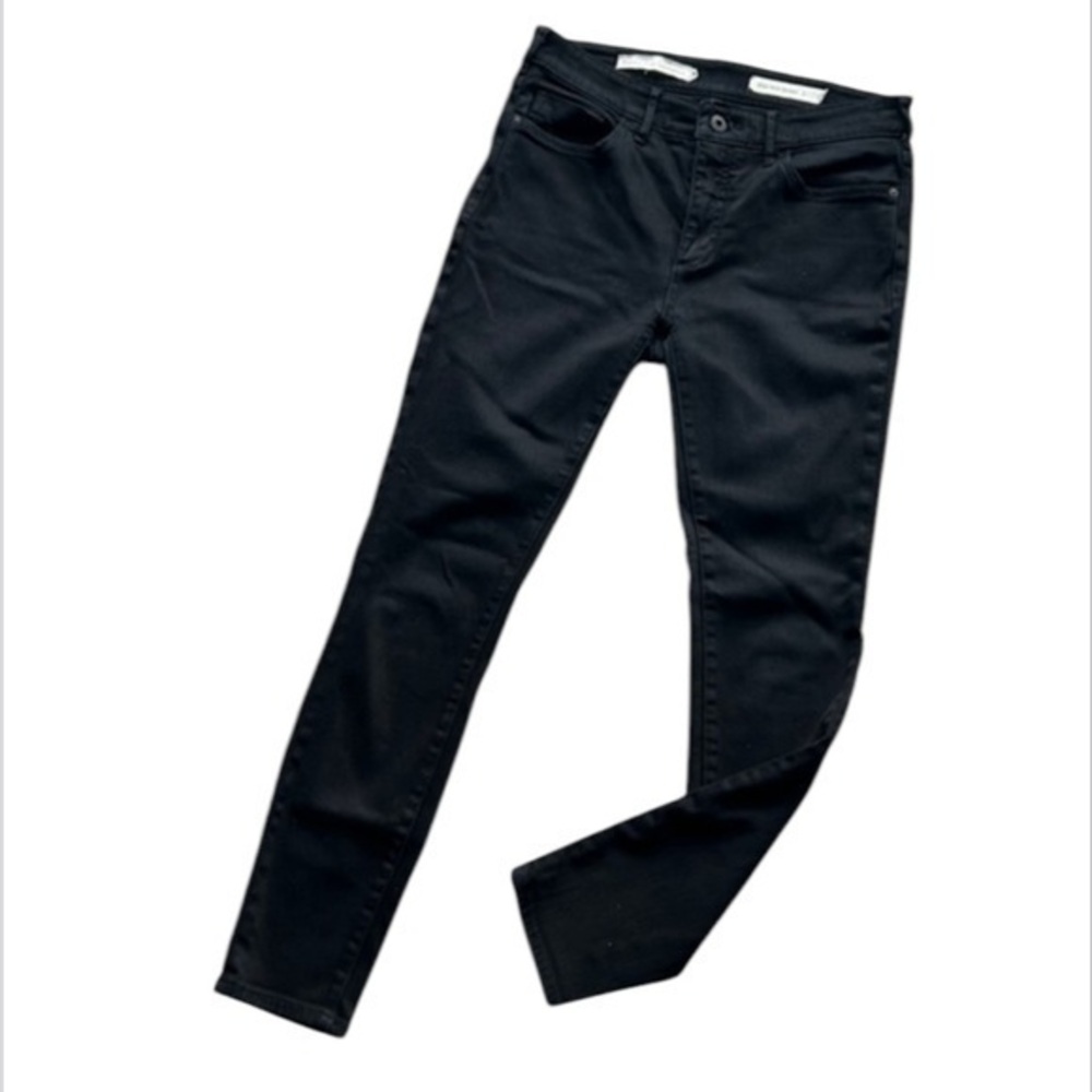 Pilcro and the letterpress high rise skinny jeans size 27 in black